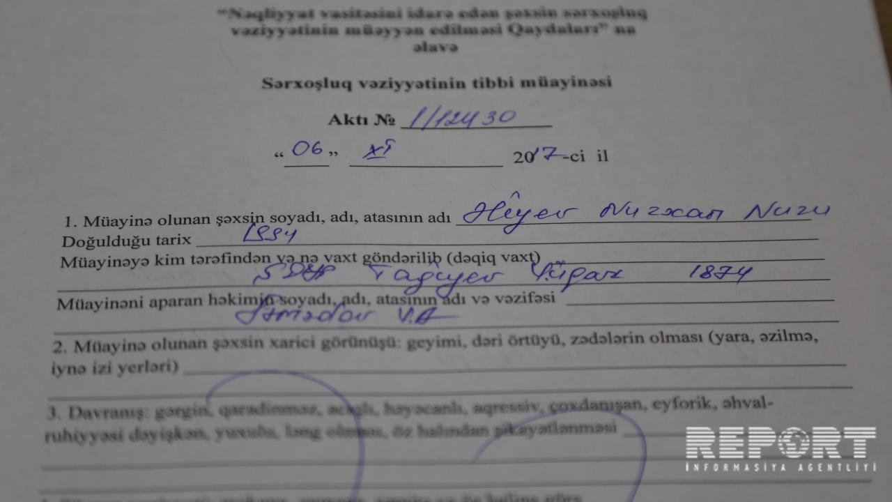 Tanınmış iş adamının sərxoş oğlu polisi döyüb