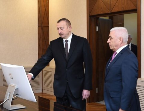 İlham Əliyev 5 obyektin açılışını edib