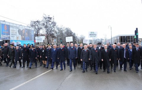 Qubada soyqırımı yürüşü keçirilib