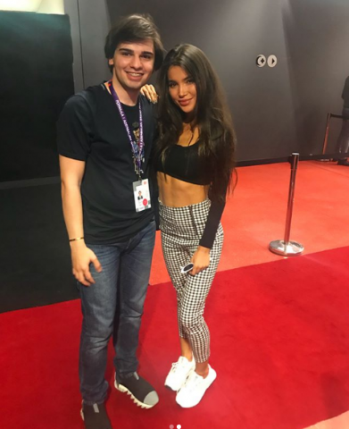 Rusiyalı model Bakıda olub