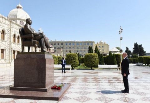 İlham Əliyev Xaçmaz rayonuna səfər edib