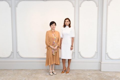 Mehriban Əliyeva nümayəndə heyəti ilə görüşüb