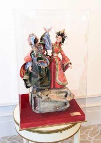 Mehriban Əliyeva nümayəndə heyəti ilə görüşüb