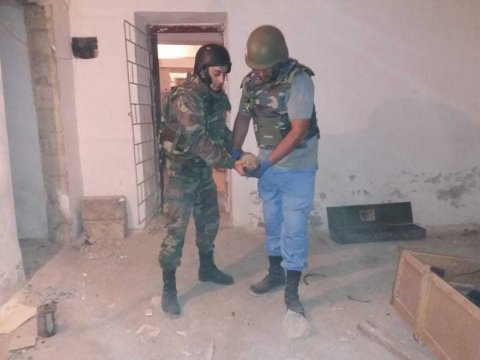 Bakıdakı orta məktəbin zirzəmisində 352 ədəd hərbi sursat aşkarlanıb