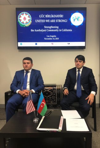 Fuad Muradov Kaliforniyada yaşayan soydaşlarımızla görüşüb 