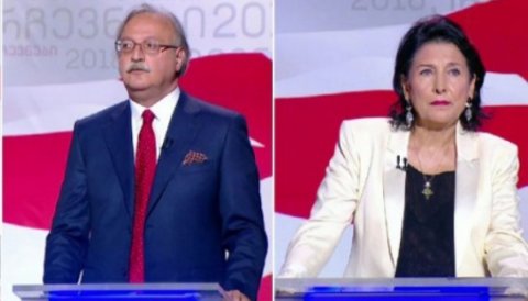 Gürcüstanda hakim partiyanın namizədi qalib gəlir Gürcüstanda hakim partiyanın namizədi qalib gəlir