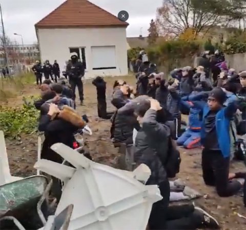 Qalmaqallı görüntülər Fransanı ayağa qaldırdı