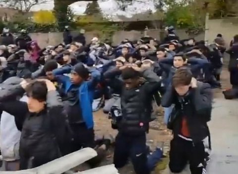 Qalmaqallı görüntülər Fransanı ayağa qaldırdı