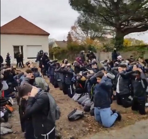 Qalmaqallı görüntülər Fransanı ayağa qaldırdı