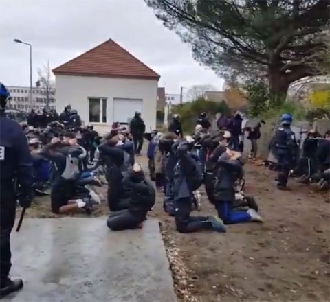 Qalmaqallı görüntülər Fransanı ayağa qaldırdı