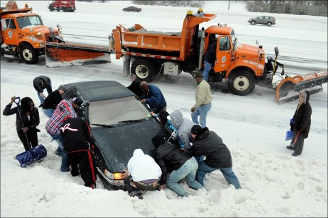 Qar fırtınası ABŞ-da 4 nəfəri öldürüb