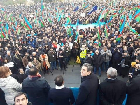 Müxalifətin mitinqi insidentsiz başa çatıb