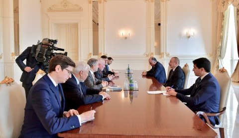 Həmsədrlər İlham Əliyevlə görüşüb