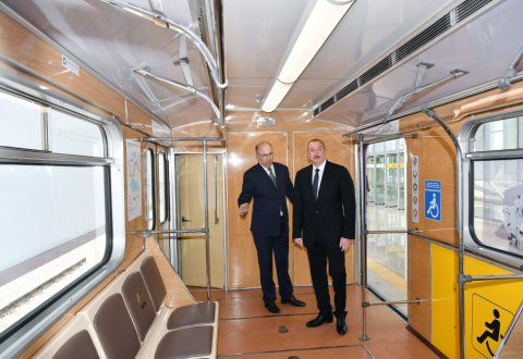 İlham Əliyev “Bakmil” stansiyasındakı şəraitlə tanış olub