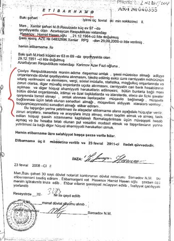 Gömrük generalımız Çexiyada 4 şirkət təsis etdirib Gömrük generalımız Çexiyada 4 şirkət təsis etdirib