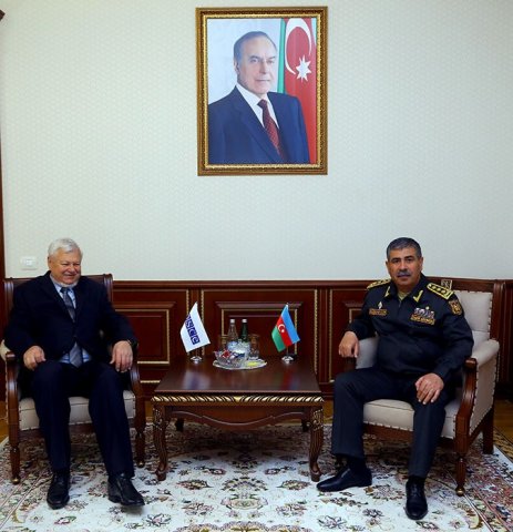 Həsənov ATƏT sədrinin şəxsi nümayəndəsi ilə görüşüb