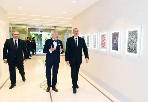 Prezident Azərbaycanın Belçikadakı səfirliyinin yeni binasının açılışında 