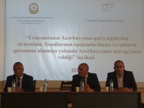 Qarabağ münaqişəsi müəllim və tələbələrlə müzakirə olunub