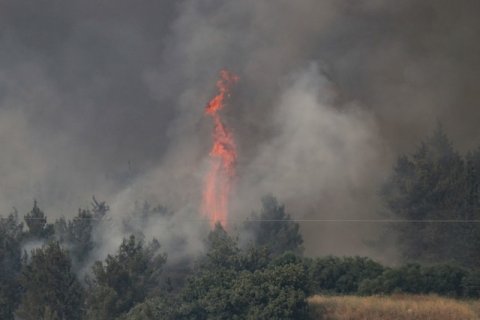 İsraildə böyük yanğın, baş nazir yardım istədi