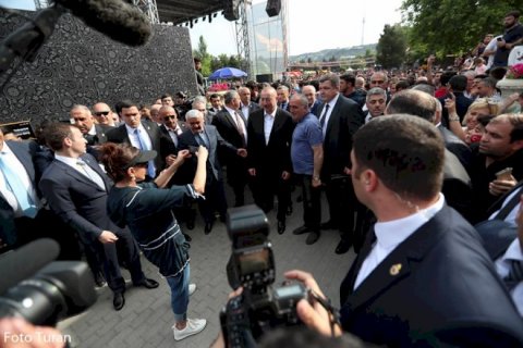 Prezident və ailəsi Dənizkənarı Milli Parkda 