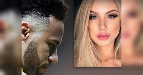 Neymar braziliyalı modeli döydüyünü etiraf etdi
