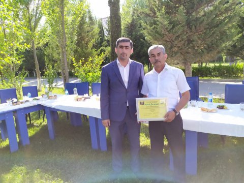 Şeyxülislamın yubileyi ilə bağlı keçirilən müsabiqənin qalibləri mükafatlandırıldı Şeyxülislamın yubileyi ilə bağlı keçirilən müsabiqənin qalibləri mükafatlandırıldı