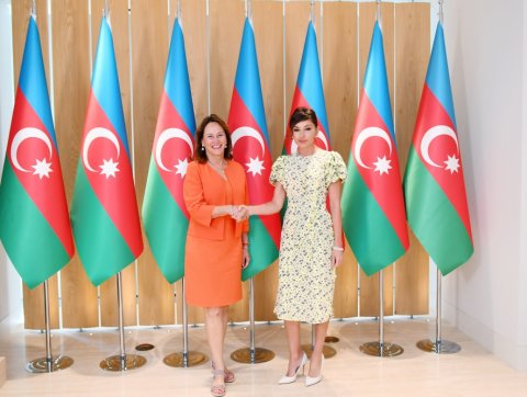 Mehriban Əliyeva Fransanın beynəlxalq danışıqlara məsul səfiri ilə görüşdü - Müzakirə + FOTOLAR