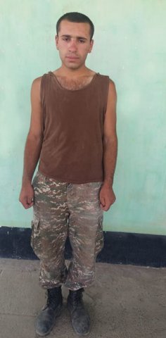 Ermənistanın hərbi qulluqçusu təmas xəttində saxlanıldı