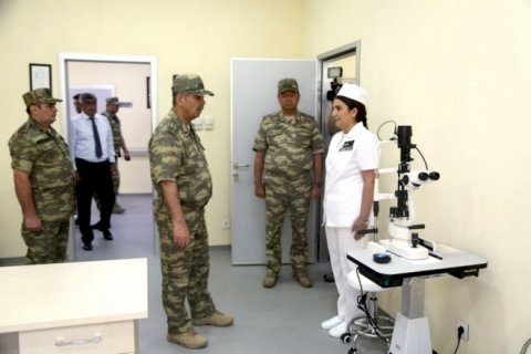 Nazir cəbhəboyu zonada yeni tikilən hospitalın açılışında iştirak edib