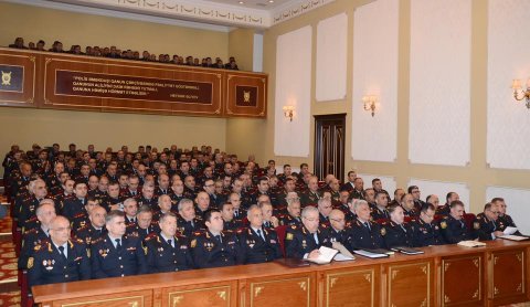 Vilayət Eyvazov rəislərə yeni tapşırıqlar verdi - DİN-də kollegiya iclası oldu Vilayət Eyvazov rəislərə yeni tapşırıqlar verdi - DİN-də kollegiya iclası oldu