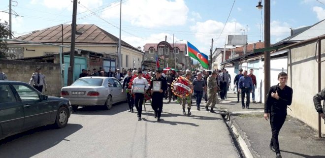 Şəhid əgərimiz dəfn edilib