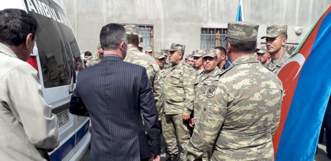 Şəhid əgərimiz dəfn edilib