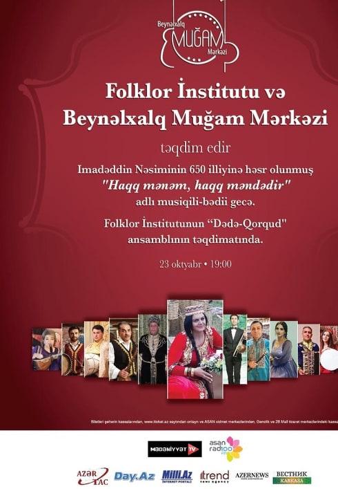 “Nəsimi ili” çərçivəsində daha bir konsert olacaq