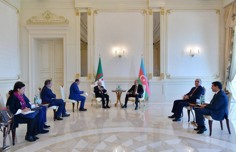 Azərbaycan və Əlcəzair prezidentləri görüşdü