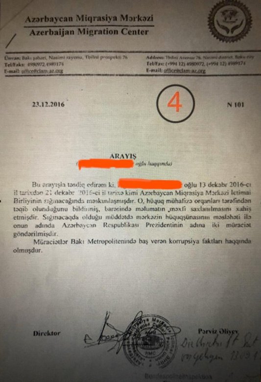 Əlövsət Əliyevin miqrantlara verdiyi saxta sənədlər üzə çıxdı