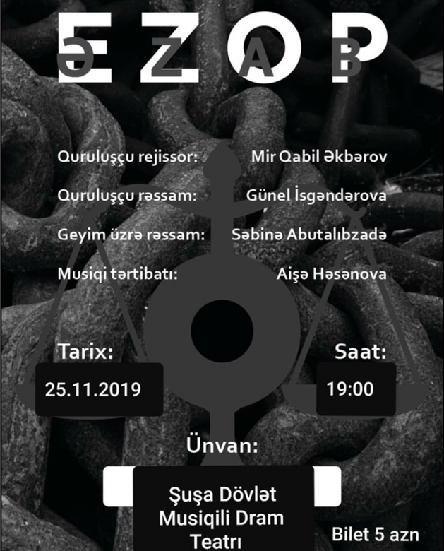 Şah Mat “Ezop”u Şuşa teatrının səhnəsinə çıxaracaq