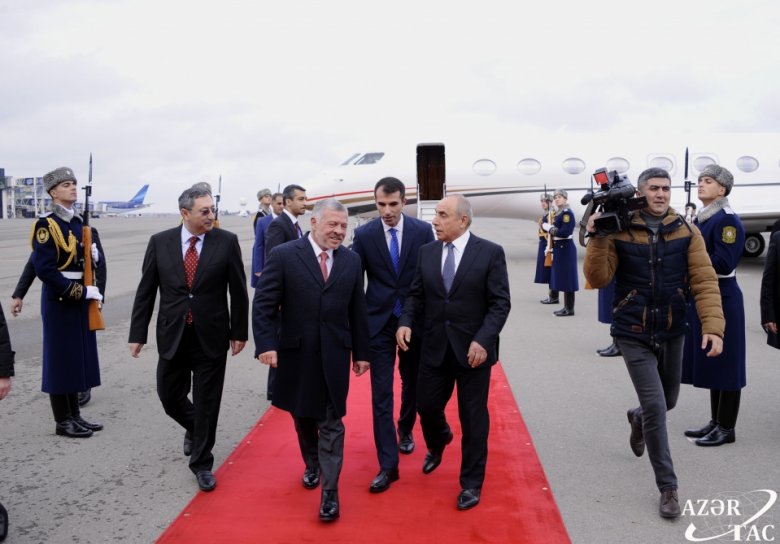 İordaniyanın Kralı Azərbaycana gəlib - Prezidentlə görüş olub