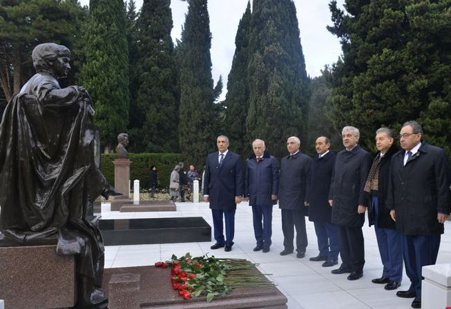 Əli Həsənov, Əli Əhmədov və Hacıbala Abutalıbov bir arada