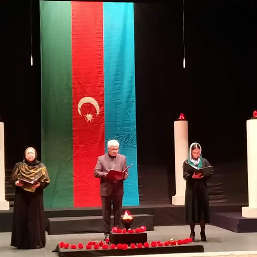 Böyük faciəyə həsr olunmuş tamaşa nümayiş etdirilib