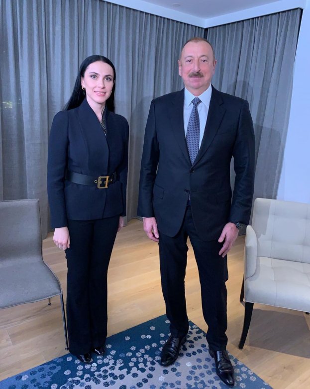 Prezident Davosda “Rossiya 1” telekanalına müsahibə verib