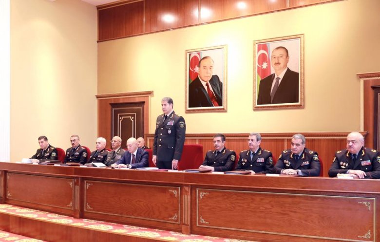 DİN-də kollegiya iclası: Vilayət Eyvazov hesabat məruzəsi ilə çıxış etdi