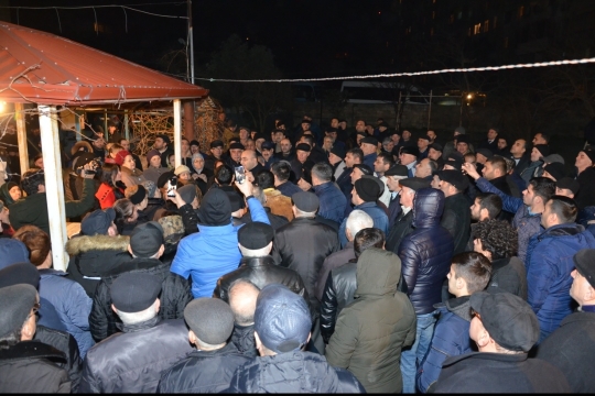 İqbal Ağazadə Gəncə prospektində növbəti görüş keçirib