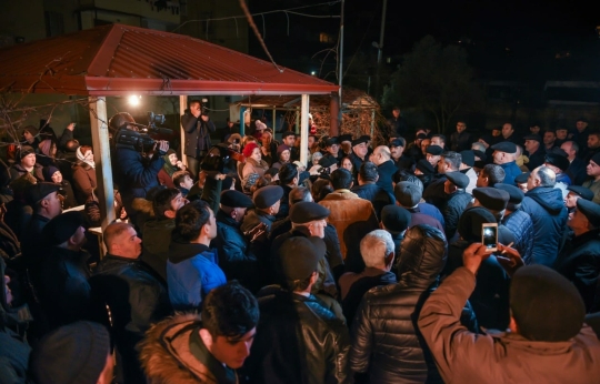 İqbal Ağazadə Gəncə prospektində növbəti görüş keçirib