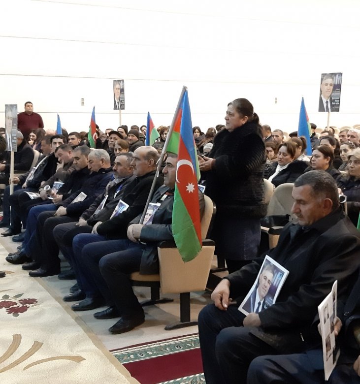 Beyləqanda Vüqar Bayramovu böyük sevgi ilə qarşılayıblar