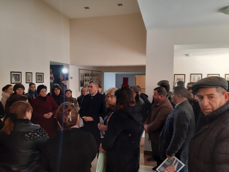 Beyləqanda Vüqar Bayramovu böyük sevgi ilə qarşılayıblar