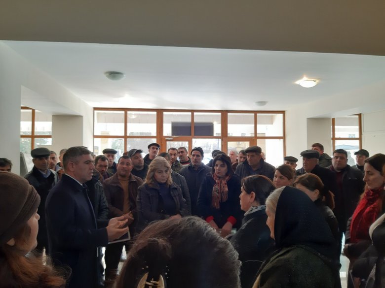 Beyləqanda Vüqar Bayramovu böyük sevgi ilə qarşılayıblar