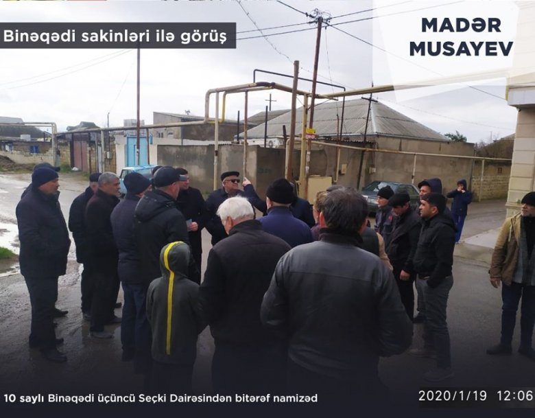 Madər Musayevin Seçki Qərargahı 27 məhəllə görüşü keçirib 