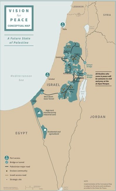Trampın "Böyük plan"ı: "Qüds İsrailin bölünməz paytaxtı olacaq, Fələstinin ərazisi isə ikiqat artacaq"