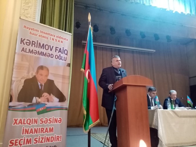 125 saylı dairədən namizəd Sumqayıtda seçicilərlə izdihamlı görüş keçirdi