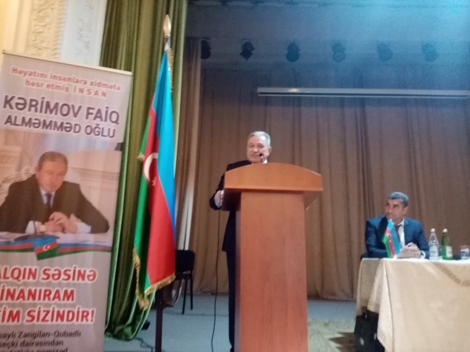 125 saylı dairədən namizəd Sumqayıtda seçicilərlə izdihamlı görüş keçirdi